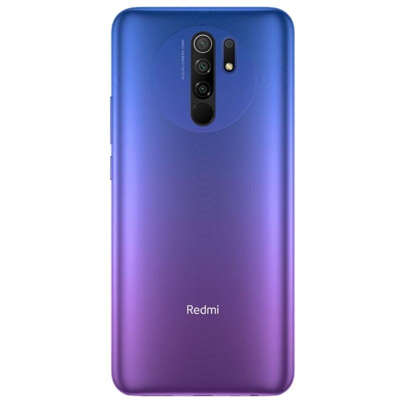 Xiaomi Redmi 9, 64 GB, Dual SIM, arnset Purple cena un informācija | Mobilie telefoni | 220.lv