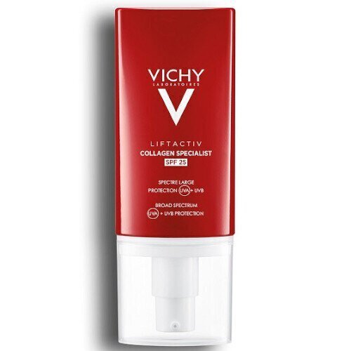 Sejas krēms Vichy Liftactiv Collagen Specialist SPF25, 50 ml cena un informācija | Sejas krēmi | 220.lv