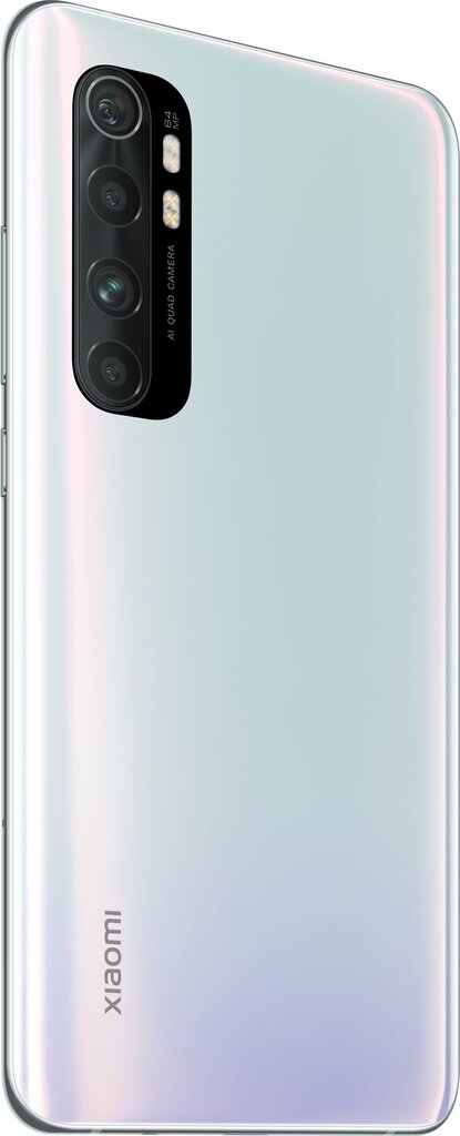 Xiaomi Mi Note 10 Lite, 128GB, Dual SIM, White cena un informācija | Mobilie telefoni | 220.lv