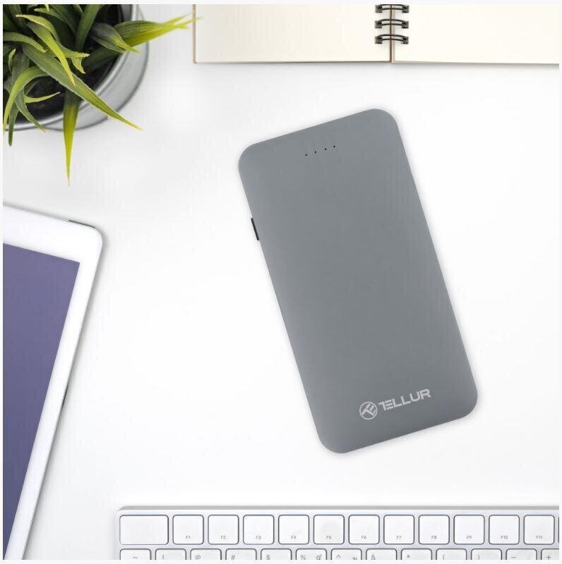 Tellur Slim Metallic 3 In1 Power Bank 5000 mAh цена и информация | Lādētāji-akumulatori (Power bank) | 220.lv