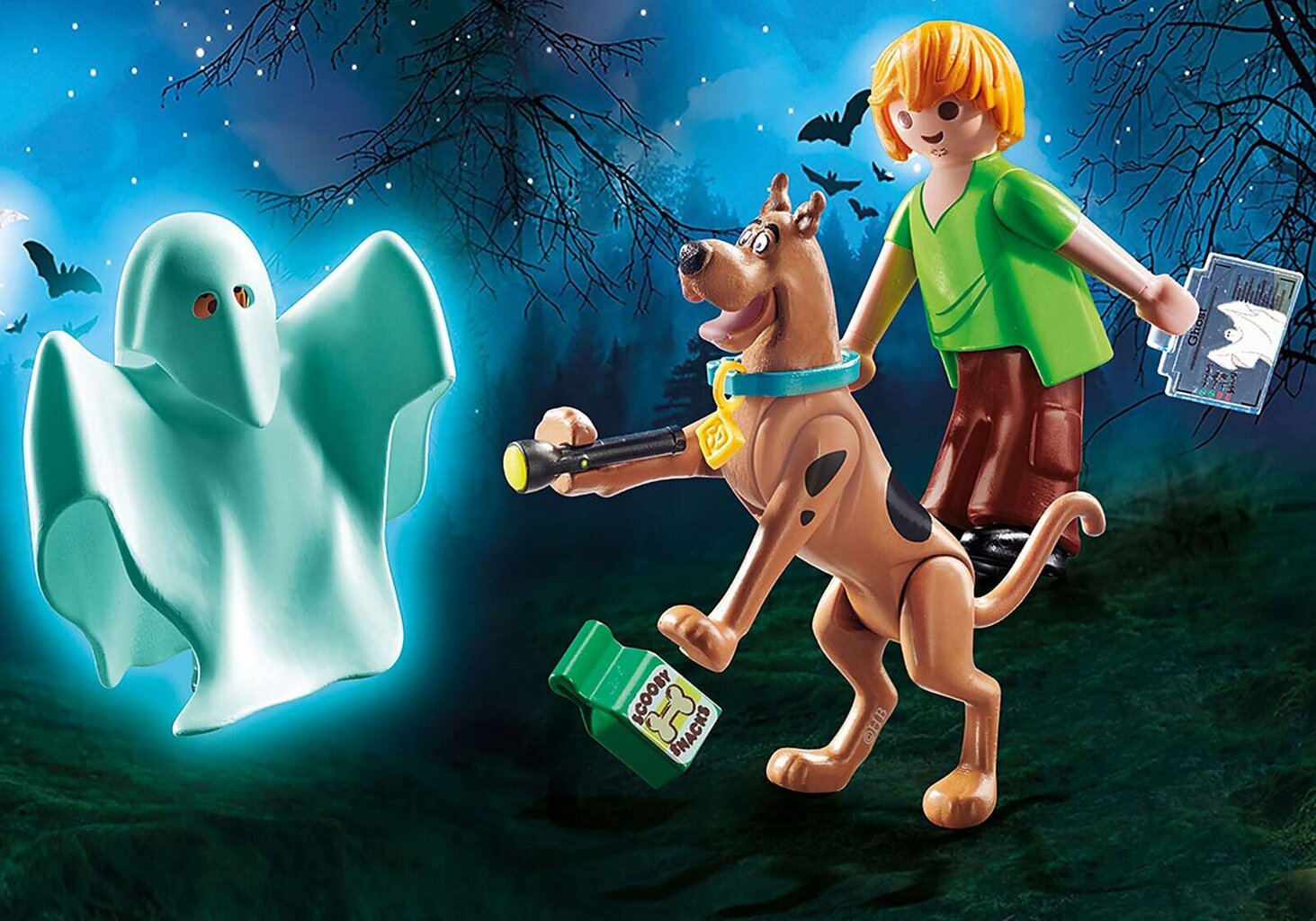 70287 PLAYMOBIL® Scooby-Doo! Scooby, Shaggy un spoks cena un informācija | Konstruktori | 220.lv