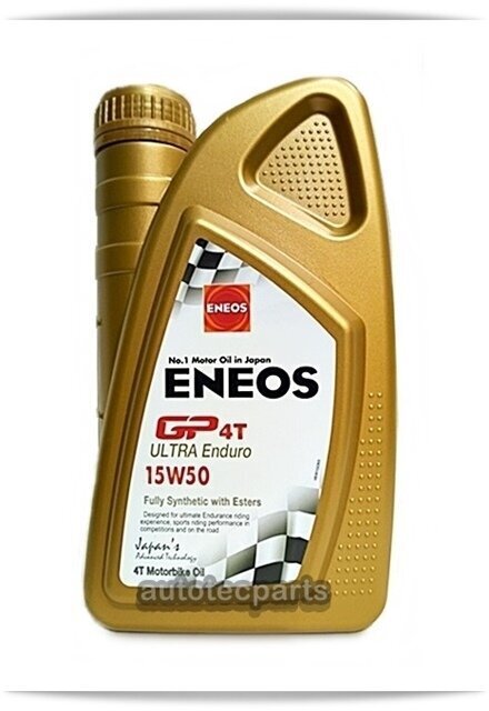 ENEOS GP4T Ultra Enduro 15w50 Fully Synthetic ar esteriem, 1 Ltr motoreļļa цена и информация | Moto eļļas | 220.lv