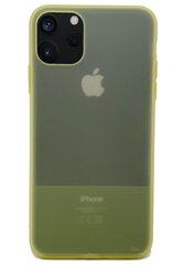 Vāciņš caurspīdīga silikona SoundBerry paredzēts iPhone 11 PRO, DZELTENS cena un informācija | Telefonu vāciņi, maciņi | 220.lv