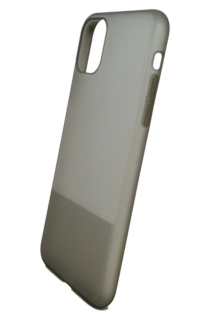Vāciņš caurspīdīga silikona SoundBerry paredzēts iPhone 11 PRO MAX, PELĒKS цена и информация | Telefonu vāciņi, maciņi | 220.lv