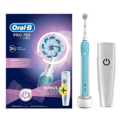 Braun Oral-B Pro 750 Sensi Ultrathin cena un informācija | Elektriskās zobu birstes | 220.lv