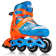 Skrituļslidas Spokey Hasbro Nerf Strive, zilas/oranžas цена и информация | Ролики | 220.lv