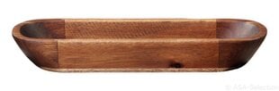 Wood bļoda 38x10.5 cm, ovāla, akācijas koka, Asa selection cena un informācija | Trauki, šķīvji, pusdienu servīzes | 220.lv