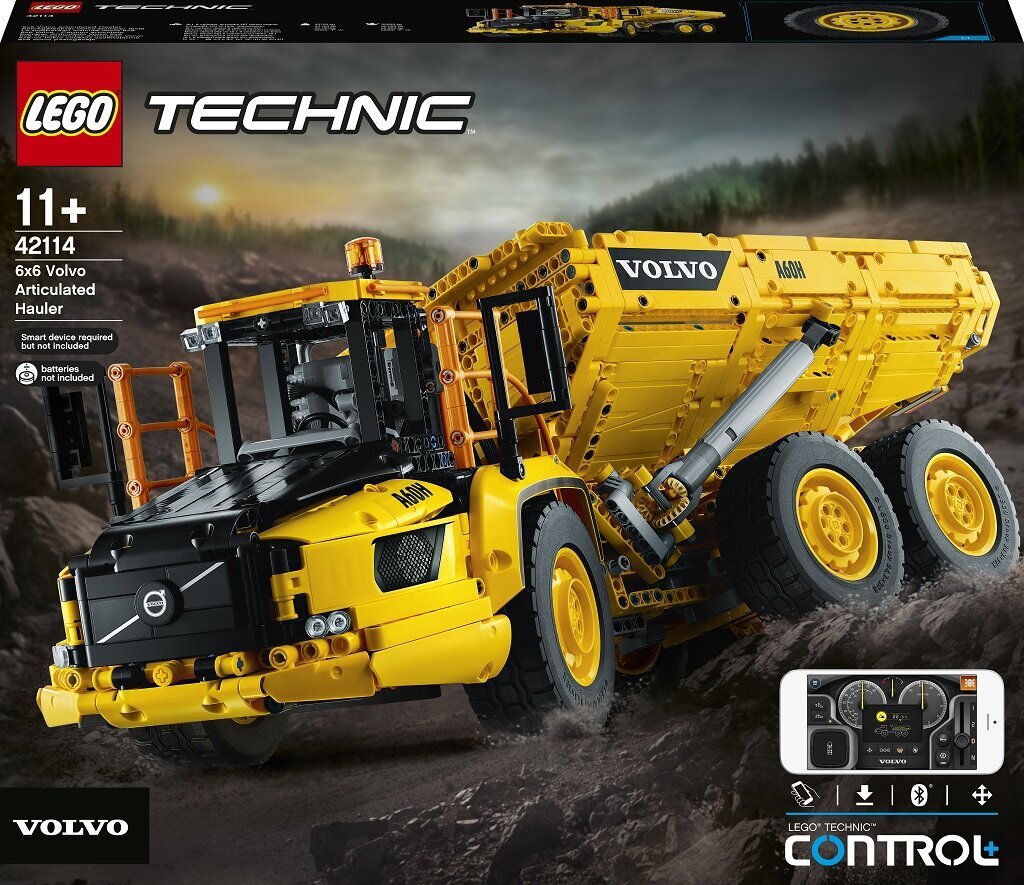 42114 LEGO® Technic 6x6 Volvo pašizgāzējs ar enģēm cena un informācija | Konstruktori | 220.lv