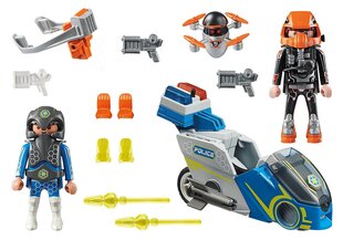 70020 PLAYMOBIL® Galaxy Police Policijas velosipēds cena un informācija | Konstruktori | 220.lv