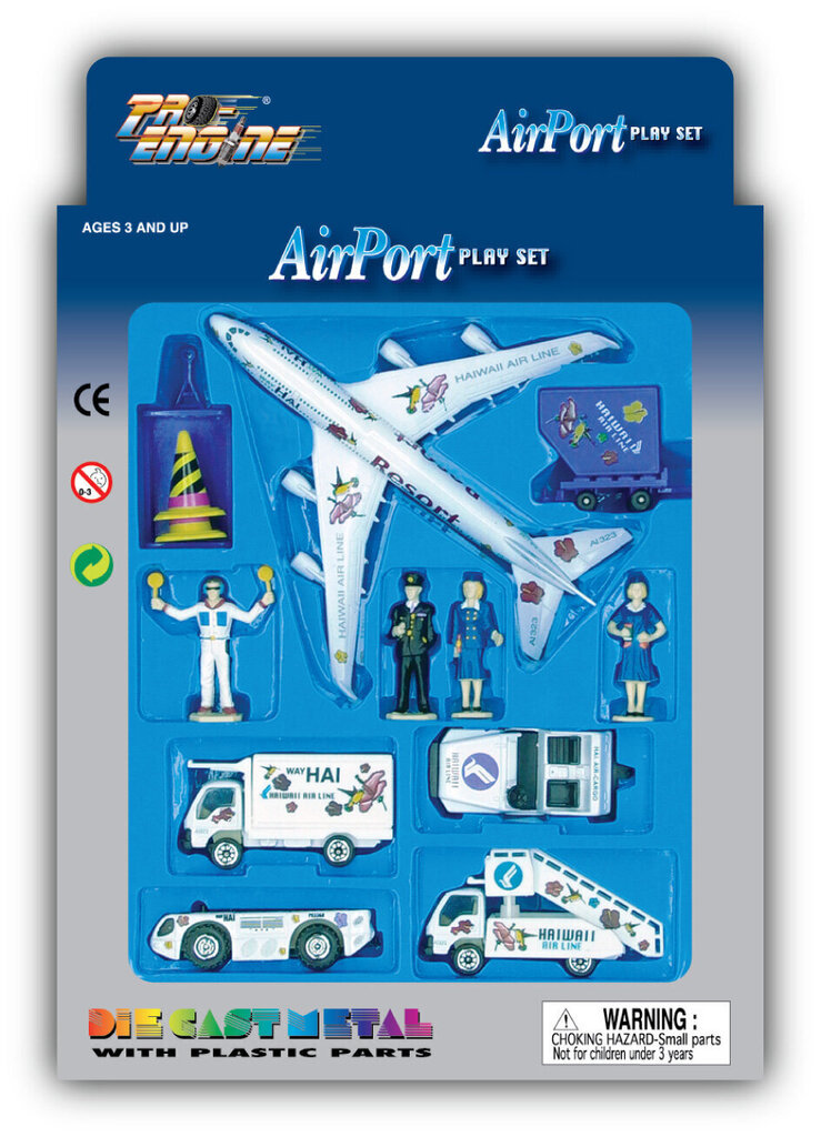 Lidostas transporta komplekts Pioneer, PT2028 cena un informācija | Rotaļlietas zēniem | 220.lv