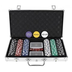 Texas Strong 300 žetonu pokera komplekts + alumīnija koferis cena un informācija | Azartspēles, pokers | 220.lv