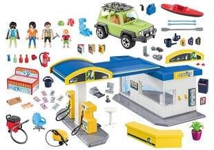 70201 PLAYMOBIL® City Life Degvielas uzpildes stacija cena un informācija | Konstruktori | 220.lv