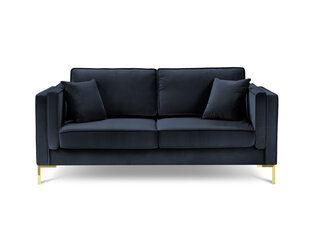 Двухместный бархатный диван Milo Casa Giuseppe, темно-синий цена и информация | Диваны | 220.lv