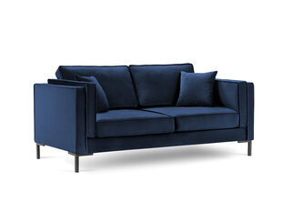 Divvietīgs samta dīvāns Milo Casa Luis, zils cena un informācija | Dīvāni | 220.lv