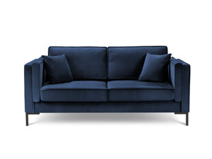 Divvietīgs samta dīvāns Milo Casa Luis, zils cena un informācija | Dīvāni | 220.lv