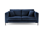 Двухместный бархатный диван Milo Casa Luis, синий