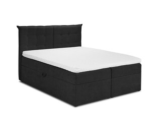 Gulta Mazzini Beds Echaveria 140x200 cm, melna cena un informācija | Gultas | 220.lv