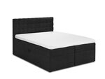 Кровать Mazzini Beds Jade 160x200 см, черная