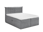 Gulta Mazzini Beds Echaveria 180x200 cm, pelēka