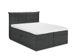 Gulta Mazzini Beds Echaveria 180x200 cm, tumši pelēka