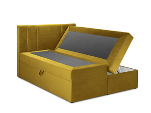 Кровать Mazzini sofas Afra 140x200 см, желтая цена и информация | Кровати | 220.lv