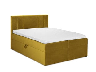 Gulta Mazzini sofas Afra 140x200 cm, dzeltena cena un informācija | Gultas | 220.lv