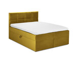 Кровать Mazzini Beds Mimicry 160x200 см, желтая