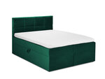 Кровать Mazzini Beds Mimicry 160x200 см, темно-зеленая