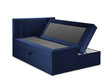 Gulta Mazzini sofas Afra 140x200 cm, zila цена и информация | Gultas | 220.lv