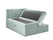 Gulta Mazzini sofas Afra 180x200 cm, gaiši zaļa cena un informācija | Gultas | 220.lv