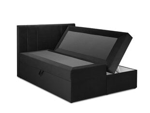 Кровать Mazzini sofas Afra 180x200 см, черная цена и информация | Кровати | 220.lv