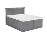 Кровать Mazzini Beds Echaveria 160x200 см, серая
