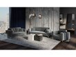 Divvietīgs samta dīvāns Milo Casa Giuseppe, gaiši pelēks cena un informācija | Dīvāni | 220.lv