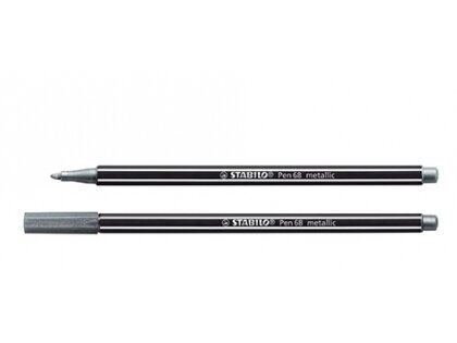 Pildspalva Stabilo Pen 68 metallic silver цена и информация | Rakstāmpiederumi | 220.lv