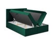 Gulta Mazzini Beds Yucca 160x200 cm, tumši zaļa цена и информация | Gultas | 220.lv