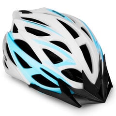 Шлем велосипедиста Spokey Femme, белый/синий цена и информация | Шлемы | 220.lv