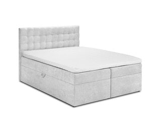 Кровать Mazzini Beds Jade 140x200 см, светло-серая цена и информация | Кровати | 220.lv