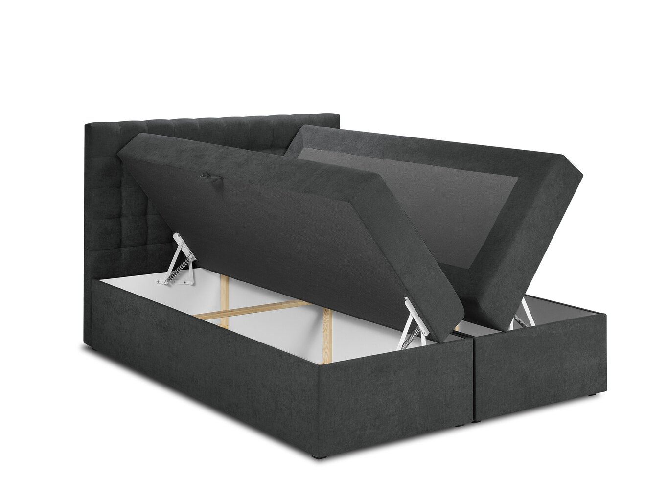 Gulta Mazzini Beds Jade 140x200 cm, tumši pelēka cena un informācija | Gultas | 220.lv
