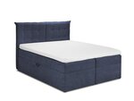 Кровать Mazzini Beds Echaveria 180x200 см, темно-синяя