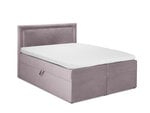 Кровать Mazzini Beds Yucca 160x200 см, розовая