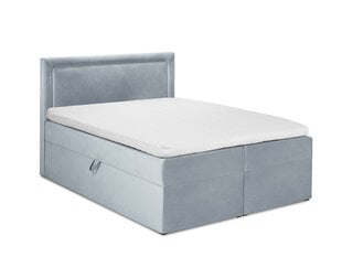 Кровать Mazzini Beds Yucca 140x200 см, светло-синяя цена и информация | Кровати | 220.lv