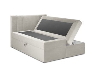 Gulta Mazzini sofas Afra 160x200 cm, smilškrāsas цена и информация | Кровати | 220.lv