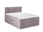 Кровать Mazzini sofas Afra 140x200 см, розовая