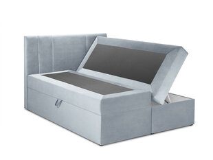 Кровать Mazzini sofas Afra 140x200 см, светло-синяя цена и информация | Кровати | 220.lv