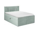 Кровать Mazzini sofas Afra 160x200 см, светло-зеленая