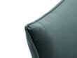Trīsvietīgs samta dīvāns Milo Casa Elio, zaļš/melns цена и информация | Dīvāni | 220.lv