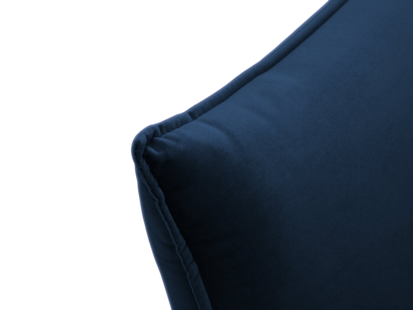 Četrvietīgs samta dīvāns Milo Casa Elio, zils/melns цена и информация | Dīvāni | 220.lv