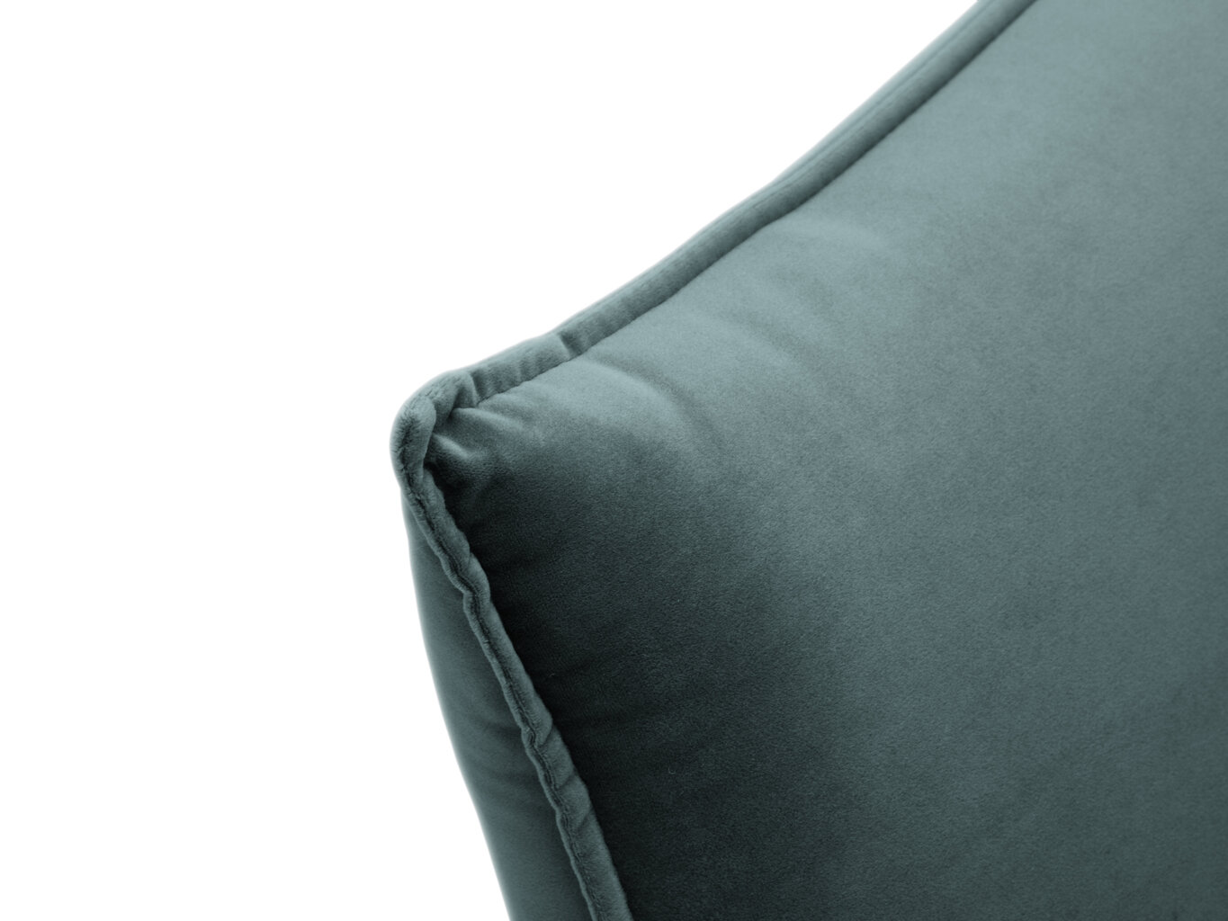 Divvietīgs samta dīvāns Milo Casa Elio, zaļš/melns cena un informācija | Dīvāni | 220.lv