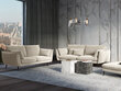 Trīsvietīgs samta dīvāns Milo Casa Elio, smilškrāsas/melns cena un informācija | Dīvāni | 220.lv