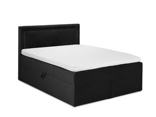 Кровать Mazzini Beds Yucca 140x200 см, черная цена и информация | Кровати | 220.lv